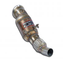 Downpipe + catalizador metalico 100CPSI WRC sistema 100% Acero Inox tamaño grande Ø65mm BMW F30 / F31 (Sedan-Touring) 318i (3 cy