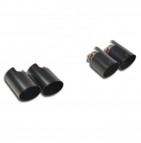 Colas de escape Derecha-Izquierda OO100 "Gun Metal Grey"  Sección trasera y tubos de escape - Solo kit completo PORSCHE MACAN S