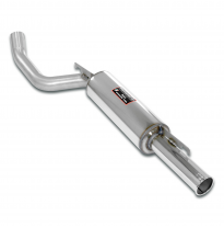 Silencioso trasero salida central Ø70 Sistema 100% de acero inoxidable Ø63,5 mm - Solo kit completo BMW 2002 - M20 / M30 6 cyl.