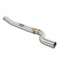 Tubo central Sistema de escape completo "Cat.-back" 100% de acero inoxidable para el silenciador trasero estándar - Solo kit com