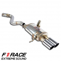 Silencioso trasero derecho  "F1 Race LIGHTWEIGHT" OO80 Sistema 100% de acero inoxidable BMW E92 Coupè M3 GT4 4.0 V8 2009 "Header