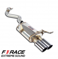 Silencioso trasero izquierdo "F1 Race LIGHTWEIGHT" OO80 ALTERNATIVA:Sistema 100% Acero Inox para catalizador OEM + silencioso ce