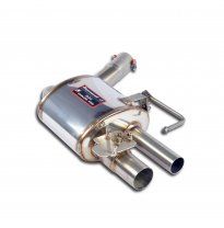 Silencioso trasero izquierdo con valvula Sistema 100% de acero inoxidable, sobredimensionado Ø80 mm (también compatible con mode