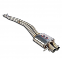 X-Pipe + Silencioso central Sistema 100% de acero inoxidable, 2 x Ø54 mm OPEL KADETT C GTE 2.0i 16v Gr.4 X-Pipe + Silencioso cen