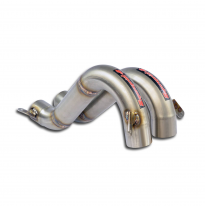 Kit de tubería de conexión "Sobre el eje" Sistema 100% de acero inoxidable, 2 x Ø54 mm OPEL KADETT C GTE 2.0i 16v Gr.4 Connectin
