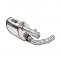 Silencioso trasero izquierdo "Racing" Sistema 100% de acero inoxidable - Sobredimensionado 2 x Ø63,5 mm -> 2 x Ø54 mm - Solo kit