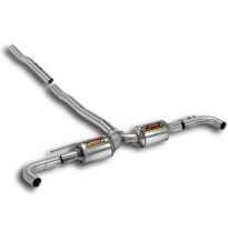 Rear Exhaust Right - Left "Sport" - Bmw F46 218d Gran Tourer 2.0d (B47 Engine - 150 Hp) 2014 -> Supersprint