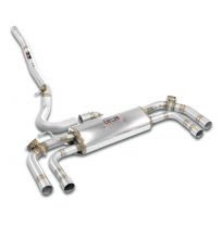 Rear exhaust con válvula Right - Left for the Stock end tips Sistema 100% de acero inoxidable BMW U11 X1 M 35i xDrive 2.0i Turbo