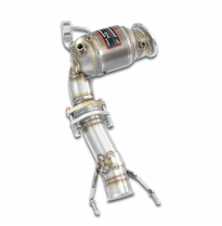 Kit de tubo de escape turbo + catalizador metálico (elimina el filtro de partículas de aceite) Sistema 100% de acero inoxidable