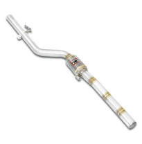 Catalizador metalico delantero derecho 200 CPSI Sistema completo 100% de acero inoxidable 2 x Ø60 mm - Solo kit completo MERCEDE