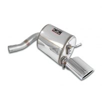 Silencioso trasero derecho 145x95 Sistema 100% de acero inoxidable 2 x Ø60 mm - Solo kit completo MERCEDES C219 CLS 320 CDi V6 (