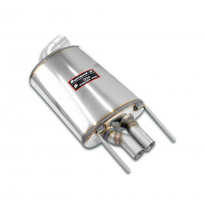 Silencioso trasero izquierdo para coals OEM Sistema "Cat.-back" 100% de acero inoxidable - Solo kit completo MERCEDES C216 CL 50