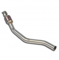 Turbo Downpipe Kit + Catalizador Metalico Izquierdo - Mercedes W166 Gle 63 Amg Suv 5.5i Bi-Turbo V8 (557 Cv) &#039;15 -&gt;  Supersprint