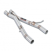 Tubo central "X-Pipe" Sistema 100% Acero Inox para paragolpes AMG con difusor 55 AMG  Solo sistema completo  MERCEDES R172 SLK 3