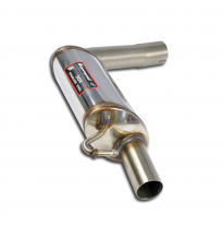 Silencioso trasero izquierdo "Race" Sistema de escape trasero "Twin Pipe" 100% de acero inoxidable - Escape trasero derecho - iz