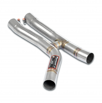 Sección central con "tubo en H" Sistema 100% de acero inoxidable - Solo kit completo BMW F87 M2 Competition (S55 - 410 Hp - mode