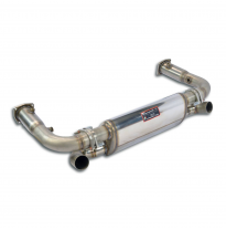 Silencioso trasero Derecho-Izquierdo "Race" (replace the OEM catalytic converter) Sistema "Racing" 100% acero inoxidable, sobred