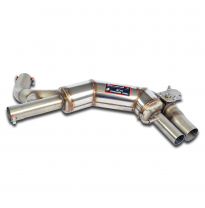 Silencioso trasero derecho con valvula Sistema "Cat.-back" 100% de acero inoxidable - Solo kit completo MERCEDES C217 S 560 4-Ma