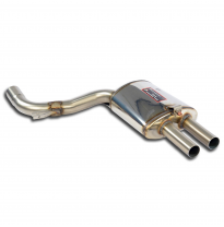 Silencioso trasero derecho "Racing" Sistema 100% de acero inoxidable - Solo kit completo PORSCHE Panamera 3.6i V6 (300 CV) 2010