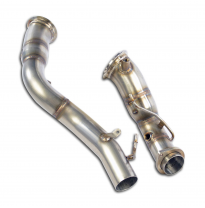 Kit de tubo de escape turbo (elimina el catalizador principal) Sistema 100% de acero inoxidable BMW F87 M2 Competition (S55 - 41