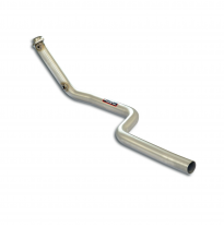 Tubo de bajada derecho + tubo delantero (elimina el catalizador) Sistema 100% de acero inoxidable, para colectores de escape ori