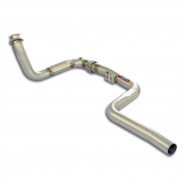 Tubo de bajada izquierdo + tubo delantero (elimina el catalizador) Sistema 100% de acero inoxidable, para colectores de escape o