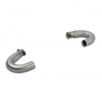 Kit tubo de conexión Derecho-Izquierdo Sistema Touring 100% acero inoxidable 2 x Ø54 mm - Kit completo solamente PORSCHE 986 BOX