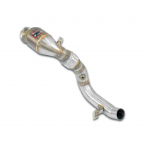 Turbo downpipe kit + Catalizador metalico derecho 100CPSIAccepts the stock "Cat.-Back" system Kit de tubo de bajada 100% acero i