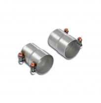 Kit tubos adaptadores Kit de silenciador trasero, 100% acero inoxidable - Solo kit completo VW TOUAREG R eHybrid (340 CV / 462 C