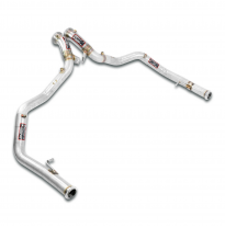 Kit bajante Derecho-Izquierdo (Reemplaza catalizador) Sistema 100% de acero inoxidable, para los tubos de turbo originales. MERC
