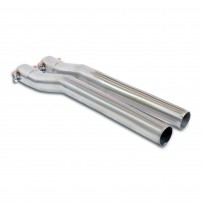 Connecting pipe kit Right + Left Sistema "Twin Pipe" 100% de acero inoxidable - Solo kit completo MERCEDES C257 CLS 450 Coupè 4-