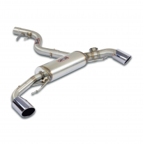 Silencioso trasero Derecho-Izquierdo O100 con válvula Kit de silenciador trasero para la sección central de serie BMW G20 (Sedan