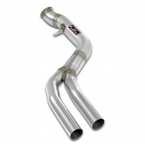 Front pipes right - left Sistema de escape trasero "Cat.-back" derecho-izquierdo 100% de acero inoxidable, para el parachoques t