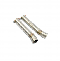 Kit de tubos centrales Derecha - Izquierda Sistema de escape trasero "Cat.-back" derecho-izquierdo 100% de acero inoxidable con