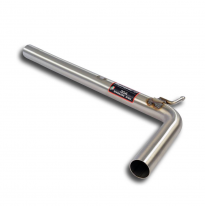 Tubo central Sistema "Cat.-Back" 100% de acero inoxidable, tamaño extragrande Ø55 mm - Solo kit completo VW POLO 6C GT Sedan 1.4