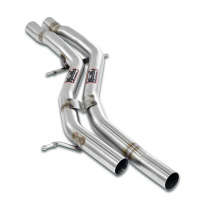 Tubo central Kit de tubos centrales para el silenciador trasero de serie - Solo kit completo PORSCHE 536 CAYENNE S Coupè 2.9L V6