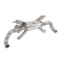 Rear exhaust con válvulas Right - Left "Suono Variabile" (Deletes the stock, secondary catalytics - fits to the stock endpipes)
