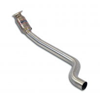 Tubo de bajada derecho con catalizador metálico Sistema 100% de acero inoxidable. Sobredimensionado 2 x Ø65 mm para la sección c