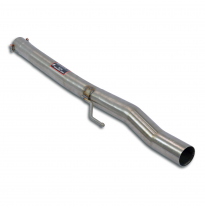 Tubo central (Reemplaza silencioso central OEM) Sistema "Cat.-back" 100% de acero inoxidable - Sistema para parachoques trasero