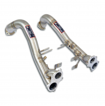 Kit de tubos delanteros derecho - izquierdo (elimina el filtro de partículas de gasolina) Sistema "Performance" 100% de acero in
