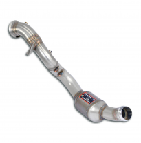 Downpipe Right + convertidor catalítico metálico Elimina el convertidor catalítico primario Sistema 100% de acero inoxidable 2 x