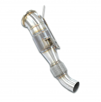 Downpipe + catalizador metalico 100CPSI Sistema 100% Acero Inox BMW F30 / F31 LCI (Sedan-Touring) 340i (326 CV - modelos con OPF