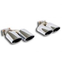4 Endpipe kit Right - Left 120x80 Kit de tubo de escape derecho - izquierdo para los silenciadores traseros de serie - El parach