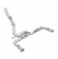 Rear pipe "Y-Pipe" Right - Left(Muffler delete) Sistema 100% de acero inoxidable, de derecha a izquierda, para difusor específic