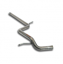 Tubo central Sistema "Cat.-back" 100% de acero inoxidable, para el difusor de serie. VW GOLF VIII eTSI - Mild Hybrid 1.5 TSI (13