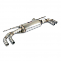 Rear exhaust right - left con válvula Kit de silenciador trasero para el silenciador central de serie - Solo kit completo BMW G3