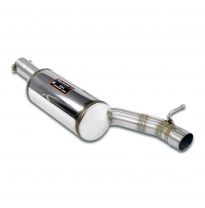 Silencioso central Sistema "Racing" 100% acero inoxidable, sobredimensionado Ø80 mm, para los tubos de escape originales - Solo