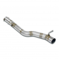 Tubo central Sistema "Racing" 100% acero inoxidable, sobredimensionado Ø80 mm, para los tubos de escape originales - Solo kit co