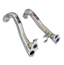 Kit de tubos delanteros derecho - izquierdo (elimina el filtro de partículas de gasolina) Sistema "Performance" 100% de acero in
