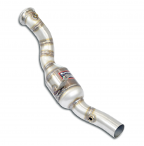 Tubo de bajada derecho + catalizador metálico Kit de tubo de bajada 100% Inox - (elimina el catalizador) MASERATI Levante "V8 Ul